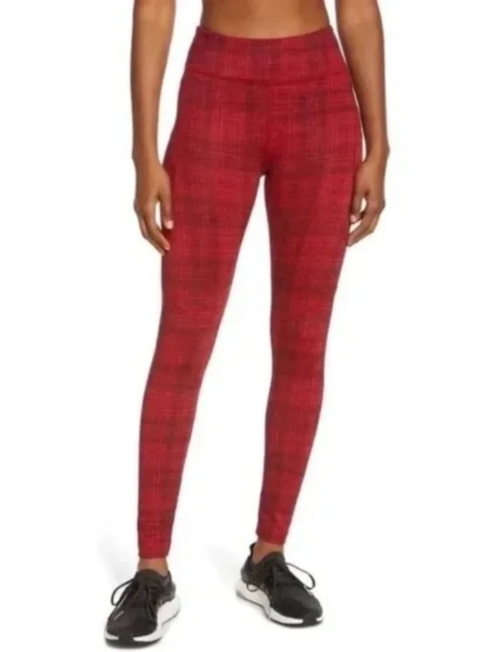 Outdoor Voices Move Free 7/8 Leggings in Pomegranate Plaid Size Small New NWT